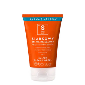 Barwa Sulfuric Anti-Acne Cleansing Face Gel - isolated on a white background