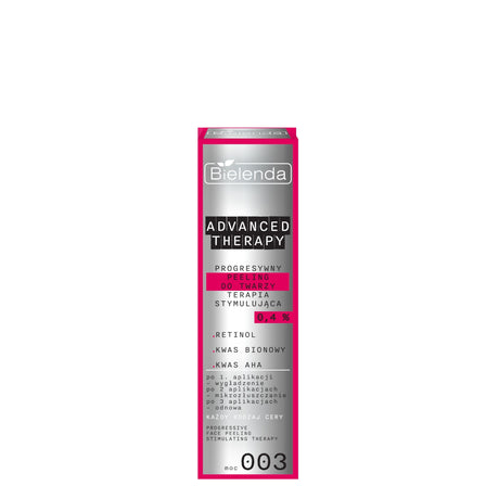 Bielenda Advanced Therapy Progressive Fire Face Peeling Stimulating Therapy 0.4% - isolated on a white background