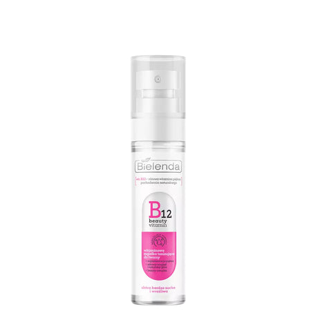 Bielenda B12 Beauty Vitamin Toning Vitamin Mist - arranged with the included components on a white background
