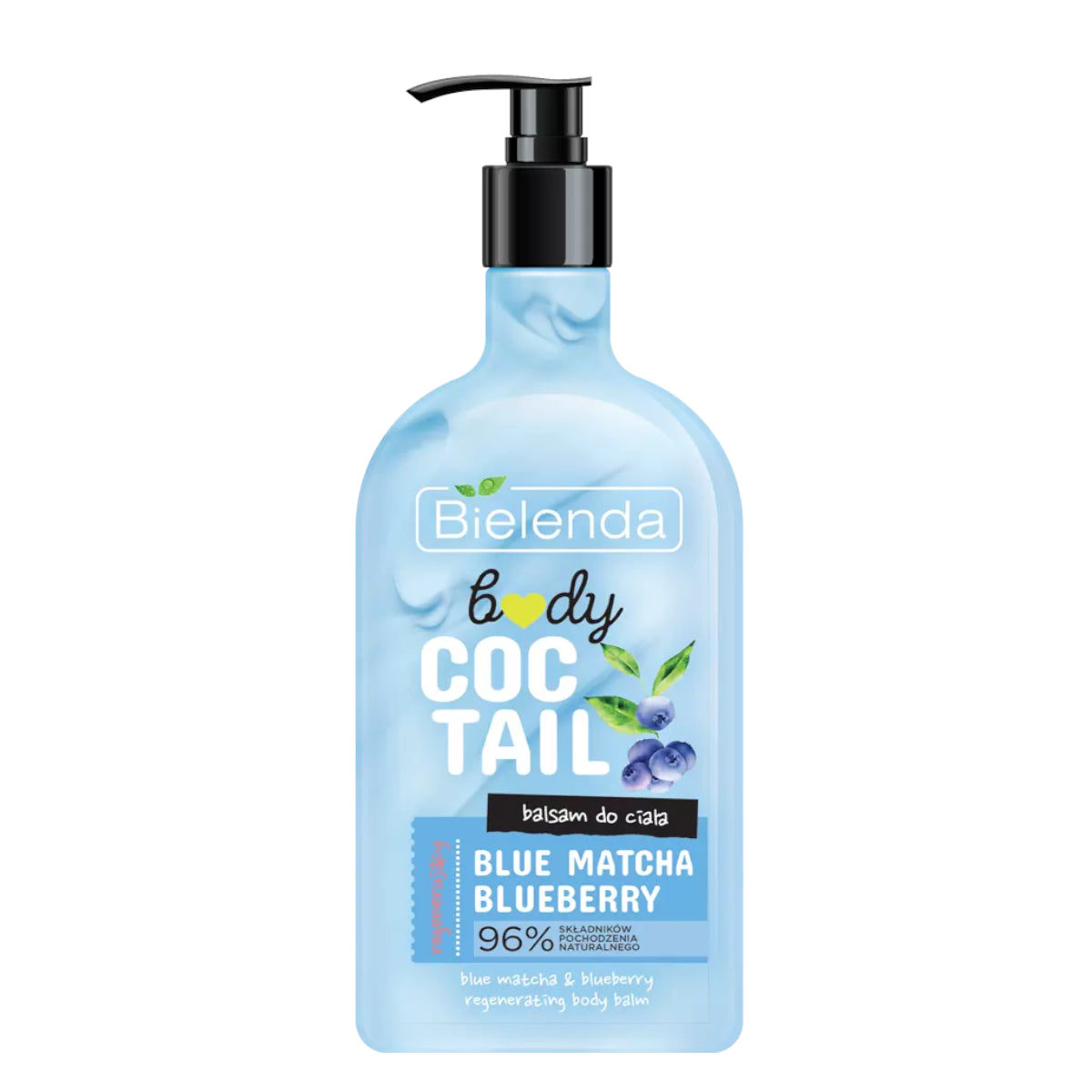 Bielenda Body Coctail Regenerating Body Balm Blue Matcha & Blueberry - isolated on a white background
