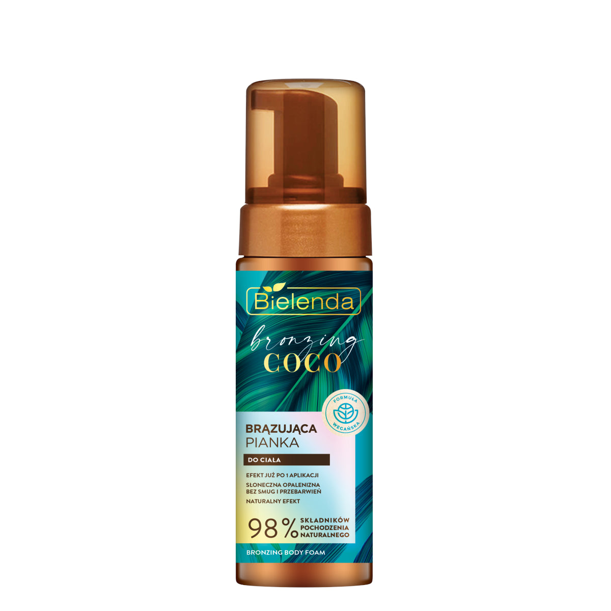 Bielenda Bronzing Coco Body Foam - isolated on a white background