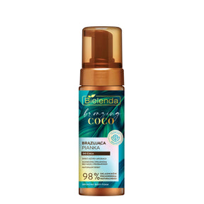Bielenda Bronzing Coco Body Foam - isolated on a white background