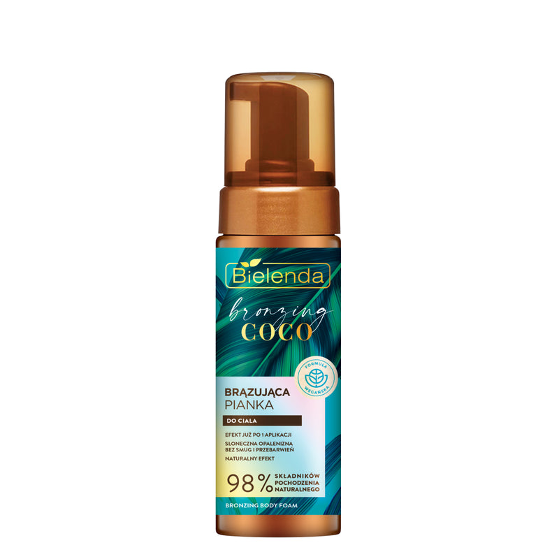 Bielenda Bronzing Coco Body Foam - isolated on a white background