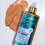 Bielenda Bronzing Coco Gold Illuminating Body Elixir - close-up of the product texture