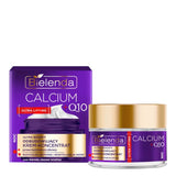 Bielenda Calcium + Q10 Rich Rebuilding Anti-Wrinkle Night Cream - retail packaging on a white background