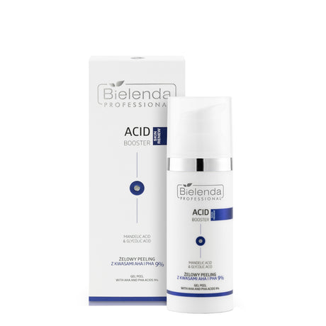 Bielenda Professional Acid Booster Gel Peeling with AHA & PHA Acids 9% - isolated on a white background