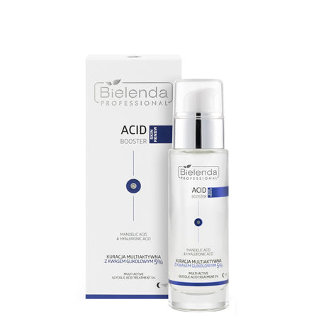 Bielenda Professional Acid Booster Multi Active Treatment with Glycolic Acid 5% - retail packaging on a white background