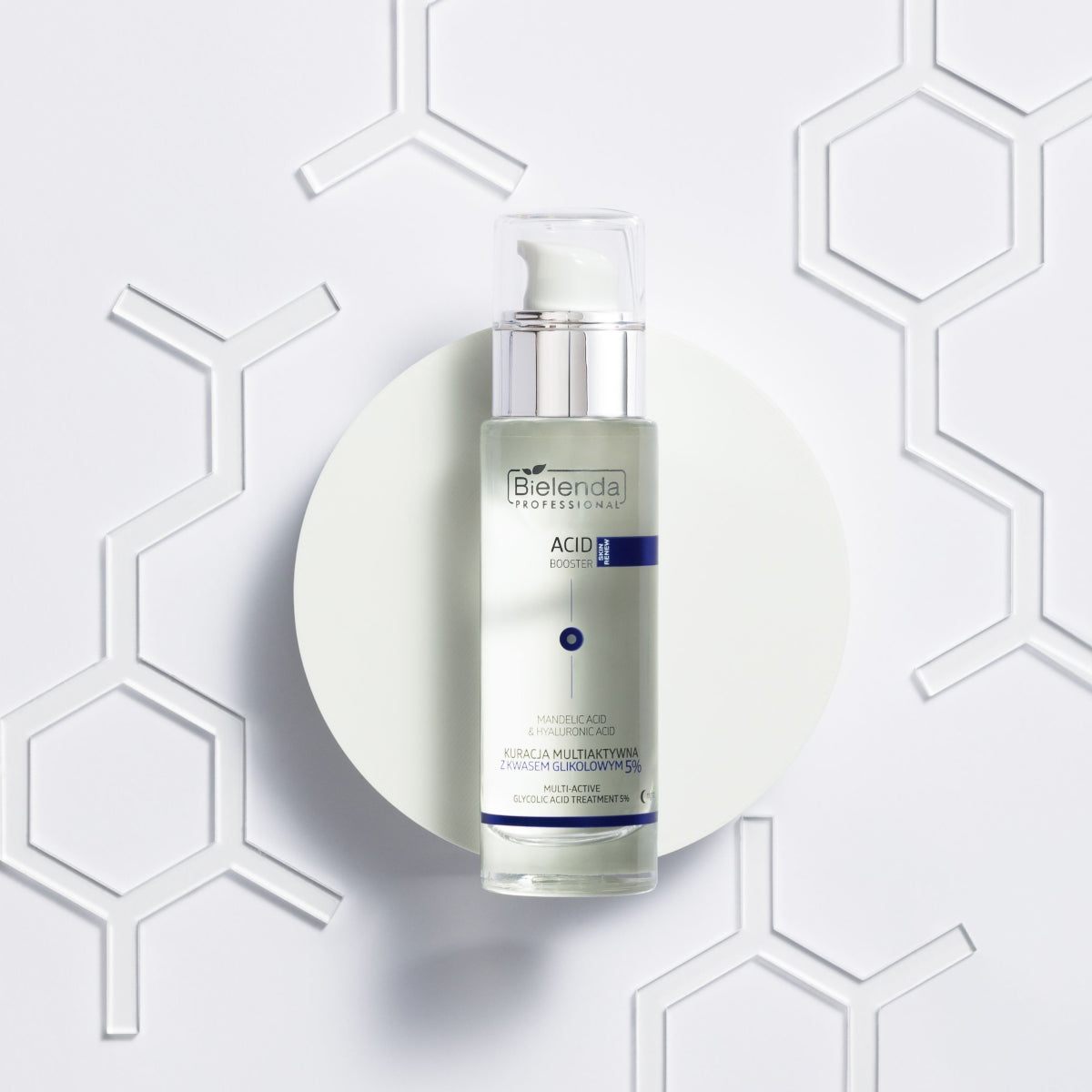 Bielenda Professional Acid Booster Multi Active Treatment with Glycolic Acid 5% - retail packaging on a white background