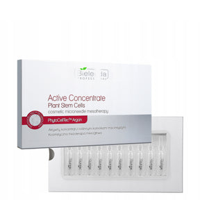 Bielenda Professional Active Concentrate Plant Stem Cells for Microneedle Mesotherapy - retail packaging on a white background