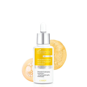 Bielenda Professional C-SHOT Bioredermalizing Acid-antioxidant Exfoliator 20% - retail packaging on a white background