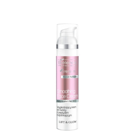 Bielenda Professional Lift & Glow Smoothing Face Cream - retail packaging on a white background