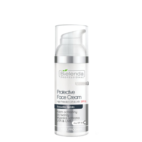 Bielenda Professional Protective Face Cream SPF50 - retail packaging on a white background