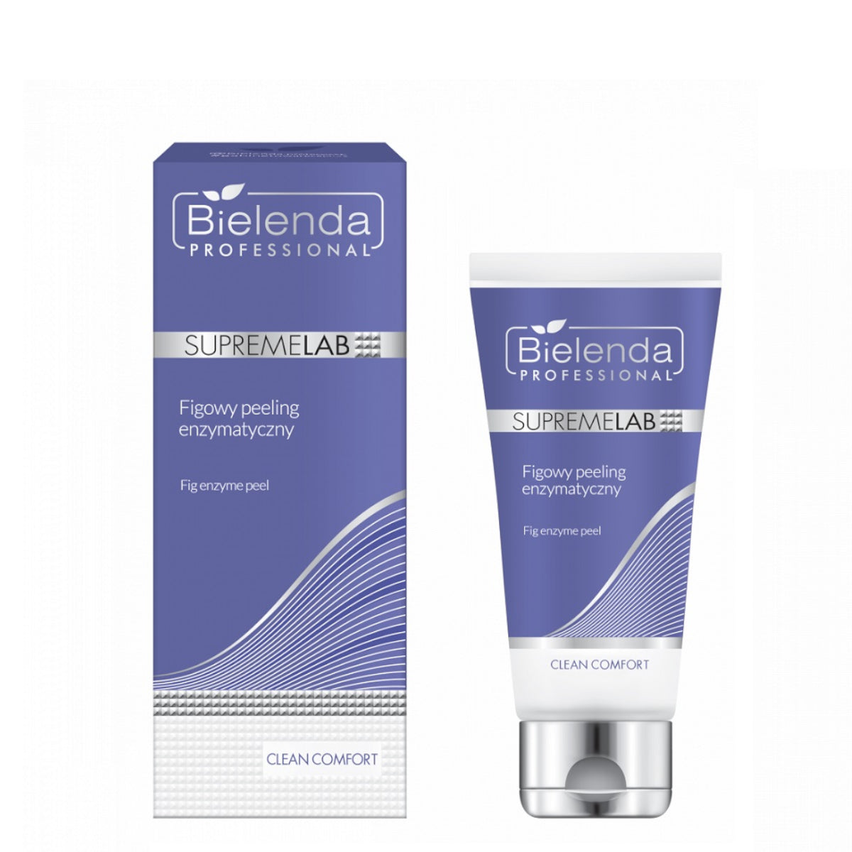 Bielenda Professional SupremeLab Clean Comfort Fig Enzyme Face Scrub - isolated on a white background