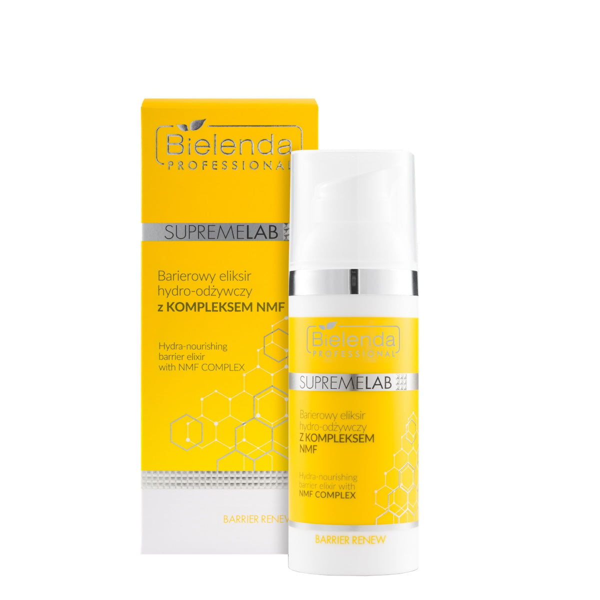 Bielenda Professional SupremeLab Hydra Nourishing Barrier Elixir - retail packaging on a white background