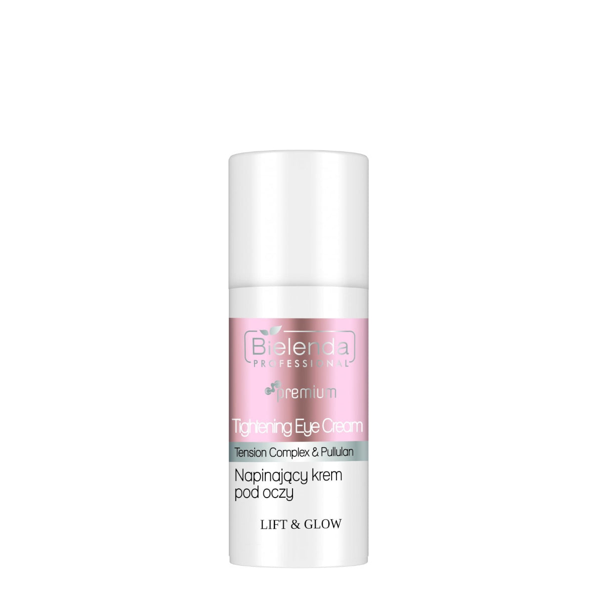 Bielenda Professional Tightening Eye Cream with Peptide & Tetra Vit-C - isolated on a white background