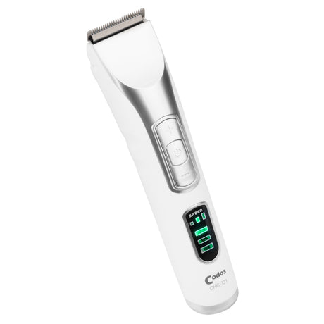 Codos Wireless Hair Trimmer WES-331 - clipper with comb attachments and accessories on a white background