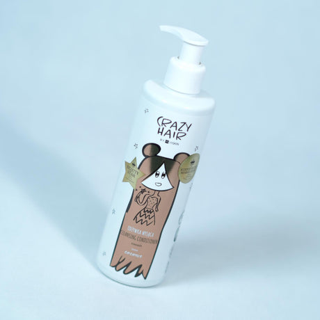 Crazy Hair Co-Wash Cleansing Conditioner Coconut - product and colour result shown on hair