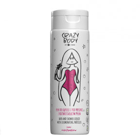 Crazy Hair Crazy Body Illuminating Bath & Shower Liquid Marshmallow - isolated on a white background