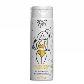 Crazy Hair Crazy Body Illuminating Bath & Shower Liquid Pina Colada - isolated on a white background
