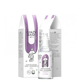 Crazy Hair Medium & High Porosity Hair Oiling Treatment Lavender - arranged with the included components on a white background