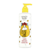 Crazy Hair Moisturising Shampoo Medium Power Honey - retail hair-care container isolated on a white background