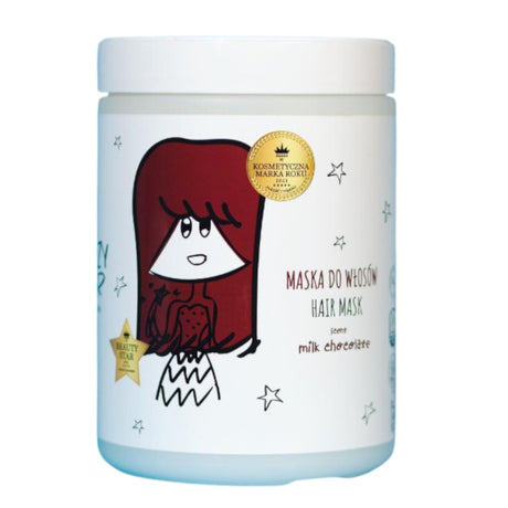 Crazy Hair PEH Balance Hair Mask Chocolate - retail hair-care container isolated on a white background