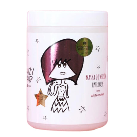 Crazy Hair PEH Balance Hair Mask Watermelon - retail hair-care container isolated on a white background