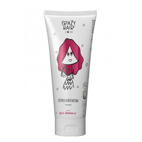 Crazy Hair PEH Balance Humectant Hair Conditioner Bubble Gum - retail hair-care container isolated on a white background