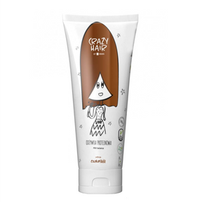 Crazy Hair PEH Balance Protein Hair Conditioner Chocolate - retail hair-care container isolated on a white background
