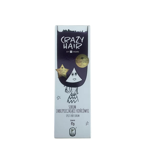 Crazy Hair Split Ends Serum Fig - retail hair-care container isolated on a white background
