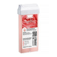 Depilflax 100 Rosa 110 g pink wax cartridge with white roller applicator
