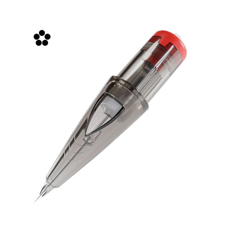 El Cartel Tattoo Cartridges 0.18mm 5RL Liner 10 pcs - single tattoo cartridge on a white background