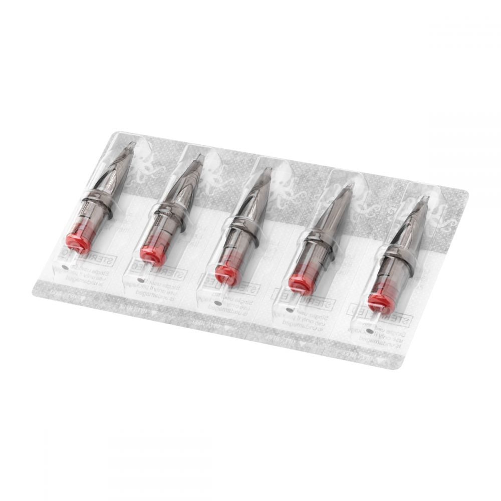 El Cartel Tattoo Cartridges 0.30mm 13 Soft Edge Magnum 10 pcs - single cartridge shown from the front