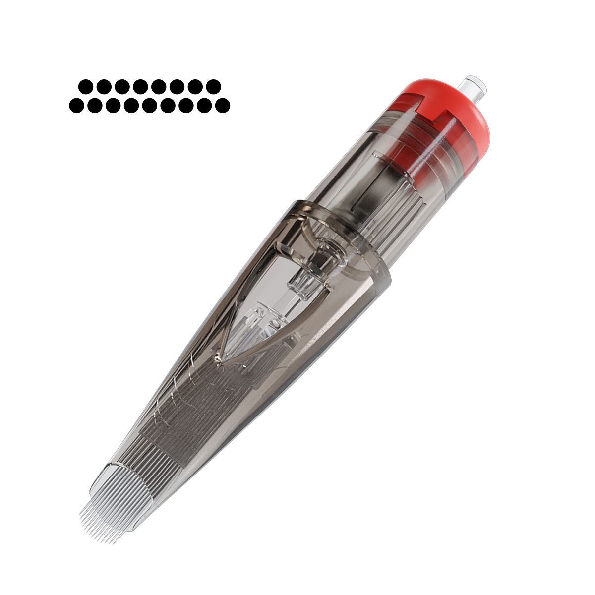 El Cartel Tattoo Cartridges 0.30mm 17 Soft Edge Magnum 10 pcs - single tattoo cartridge on a white background