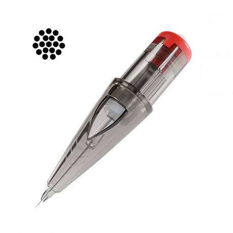 El Cartel Tattoo Cartridges 0.30mm 18RL Liner 10 pcs - single tattoo cartridge on a white background