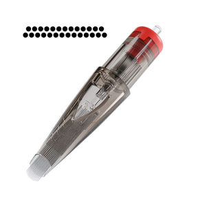 El Cartel Tattoo Cartridges 0.30mm 27 Soft Edge Magnum 10 pcs - single tattoo cartridge on a white background
