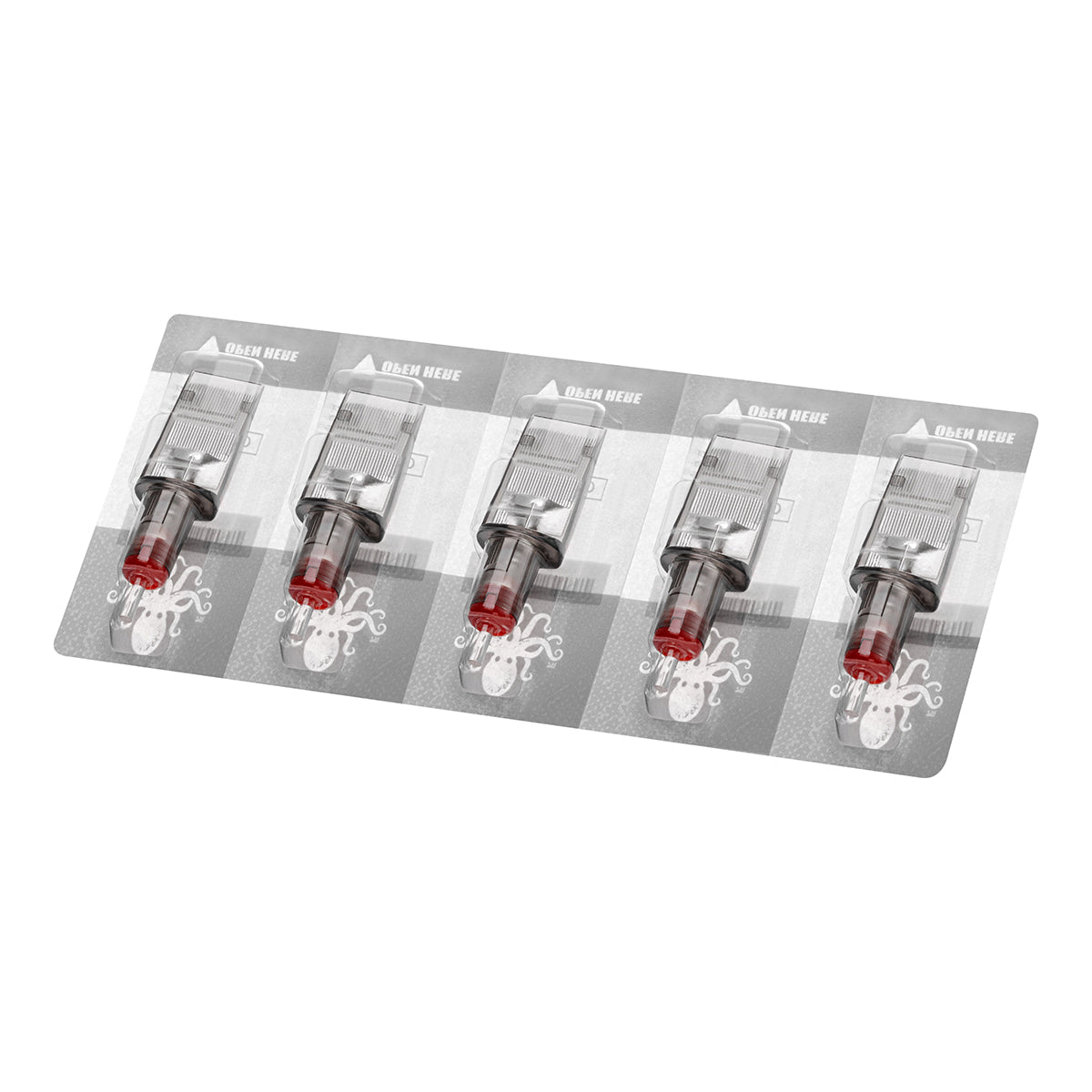 El Cartel Tattoo Cartridges 0.30mm 49 Magnum 10 pcs - single cartridge shown at an angle