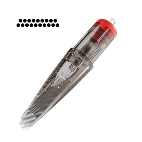 El Cartel Tattoo Cartridges 0.35mm 19 Soft Edge Magnum LT 10 pcs - single tattoo cartridge on a white background