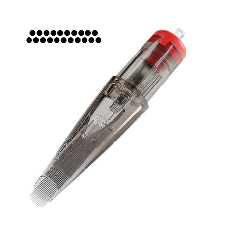 El Cartel Tattoo Cartridges 0.35mm 21 Soft Edge Magnum 10 pcs - single tattoo cartridge on a white background