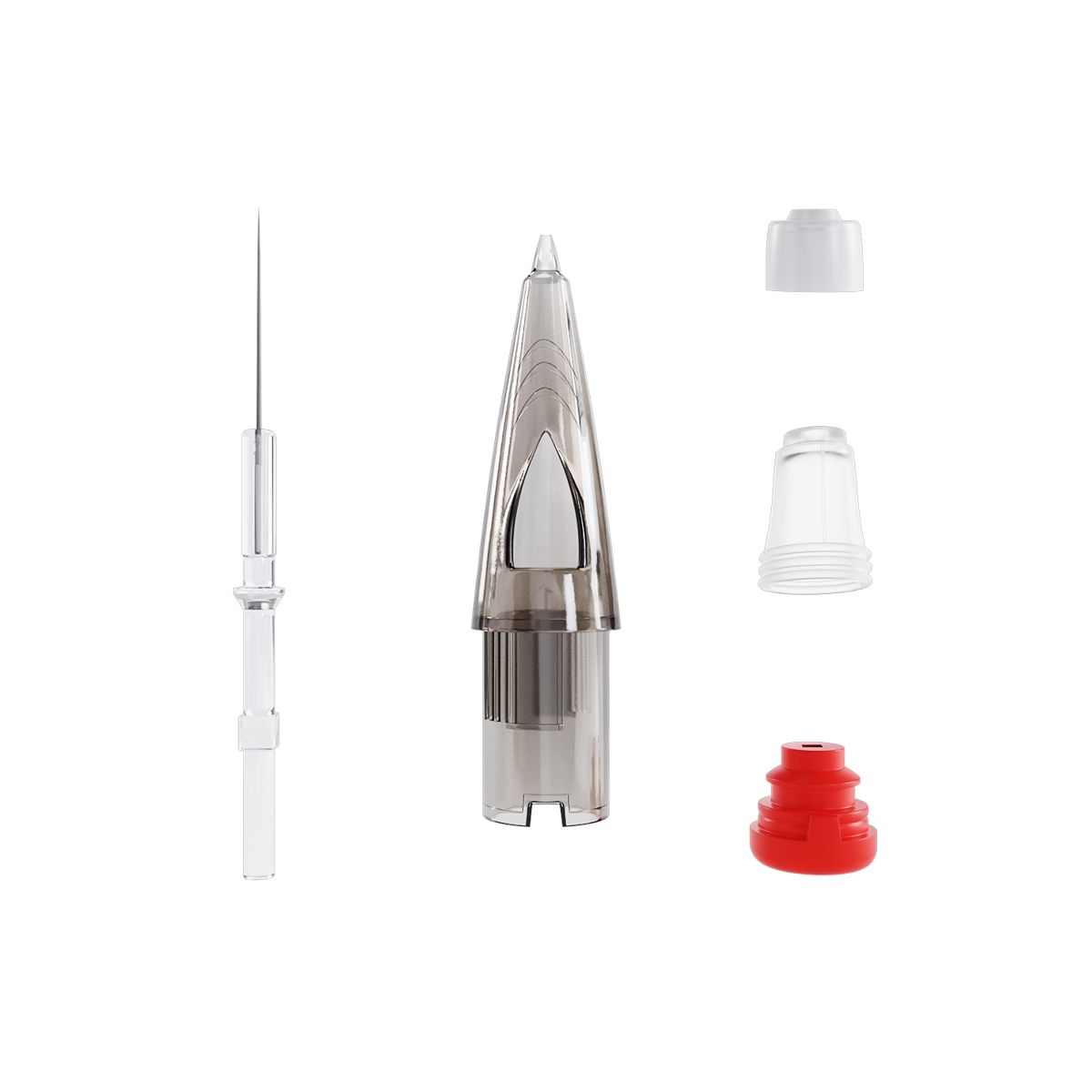 El Cartel Tattoo Cartridges 0.35mm 3RS Shader 10 pcs - single cartridge shown from the front