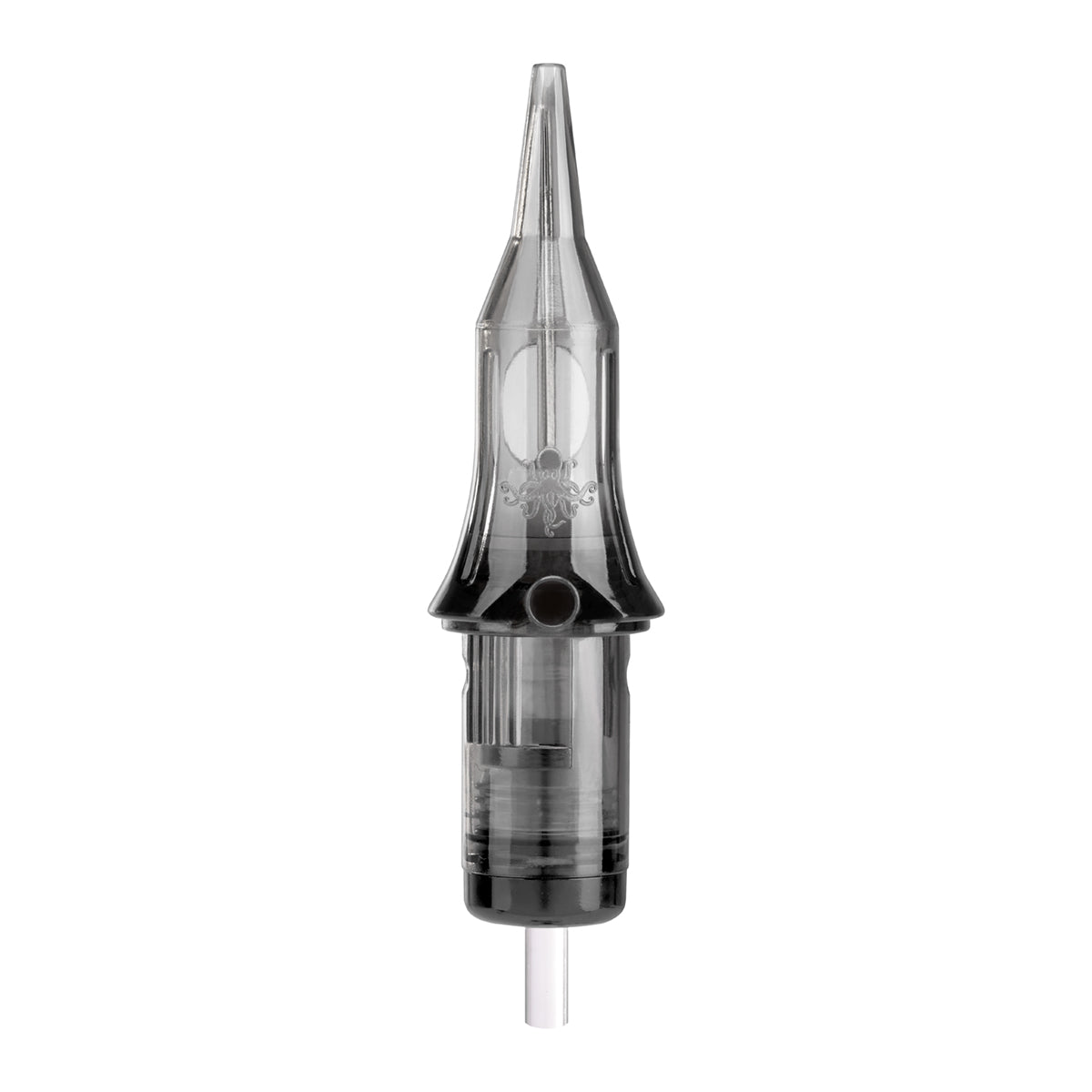 El Cartel Tattoo Cartridges V2 0.30mm 5RS 10 pcs - cartridge shown beside the needle module