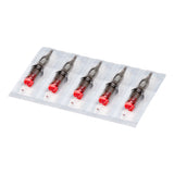 El Cartel Tattoo Cartridges V2 0.30mm 9RL Long Taper 10 pcs - disassembled cartridge with its individual components