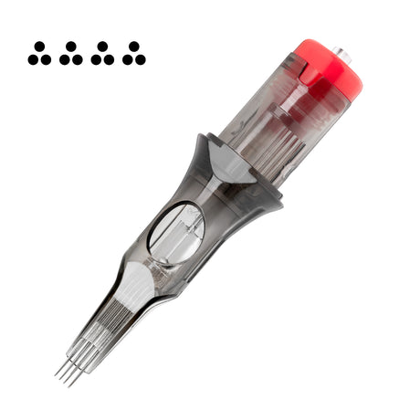 El Cartel Tattoo Cartridges V2 0.30mm RLX 4 10 pcs - single tattoo cartridge on a white background