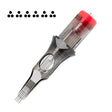 El Cartel Tattoo Cartridges V2 0.30mm RLX 6 10 pcs - single tattoo cartridge on a white background