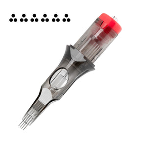 El Cartel Tattoo Cartridges V2 0.30mm RLX 6 10 pcs - single tattoo cartridge on a white background