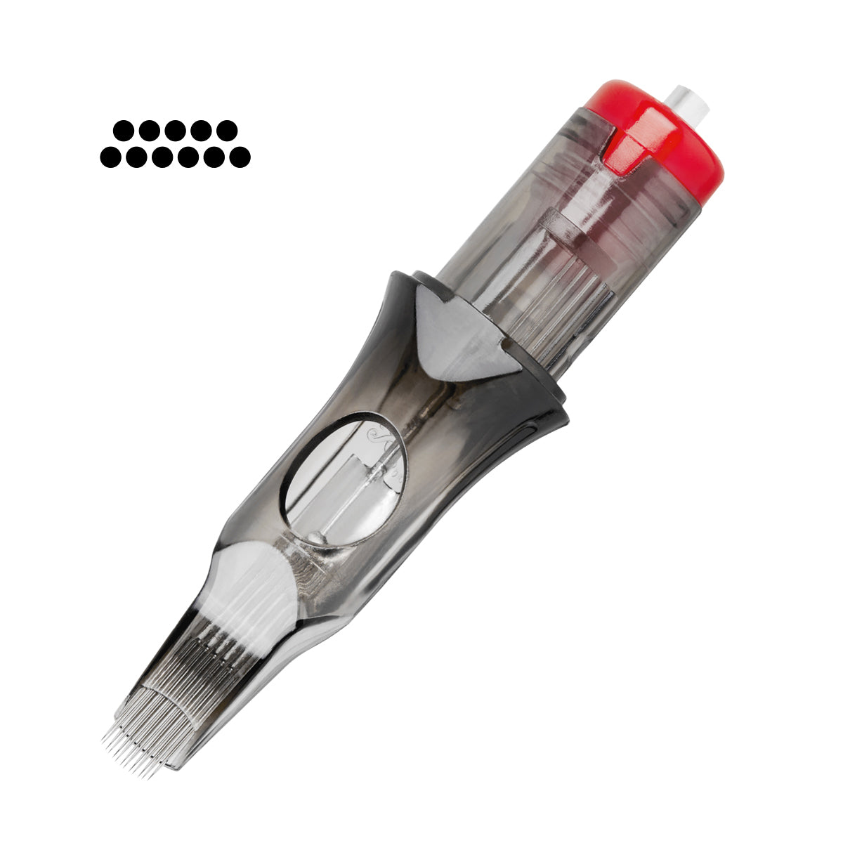 El Cartel Tattoo Cartridges V2 0.35mm 11RM 10 pcs - single tattoo cartridge on a white background