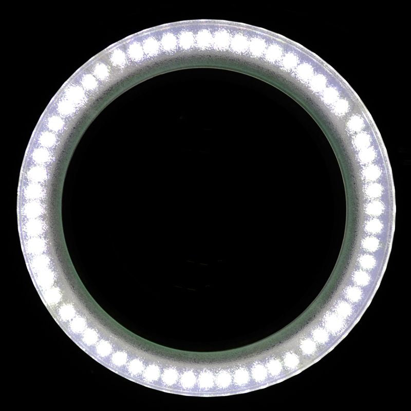 Elegante 6014 60 Magnifier LED 5D Lamp with a Tripod - close-up showing controls and working components