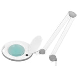 Elegante 6014 60 Magnifier LED 5D Lamp with a Tripod - main unit with included components on a white background