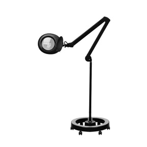 Elegante 6025 60 LED SMD 5 Diopter Magnifying Lamp with a Tripod Black - complete device isolated on a white background