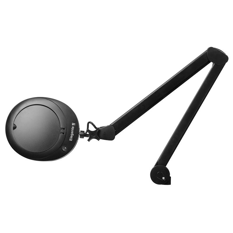 Elegante 6025 60 LED SMD 5 Diopter Magnifying Lamp with a Tripod Black - device housing and functional components shown on a white background